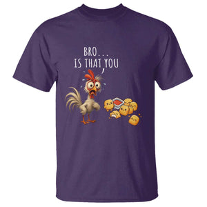 Funny Chicken T Shirt Is That You Bro TS14 Purple Print Your Wear