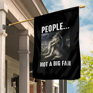 Funny Alpha Wolf Meme Garden Flag Sarcastic People Not A Big Fan TS14 Print Your Wear