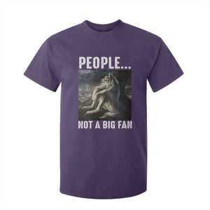 Funny Alpha Wolf Meme T Shirt For Kid Sarcastic People Not A Big Fan TS14 Purple Print Your Wear