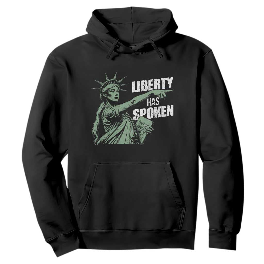 Funny Basketball Point God Liberty Meme Hoodie Has Spoken Patriotic USA TS14 Black Print Your Wear