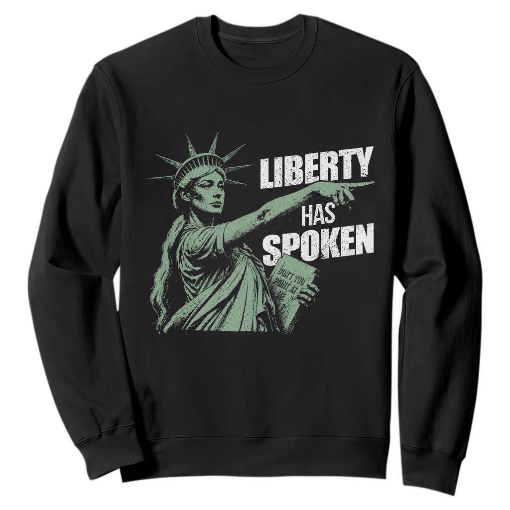 Funny Basketball Point God Liberty Meme Sweatshirt Has Spoken Patriotic USA TS14 Black Print Your Wear