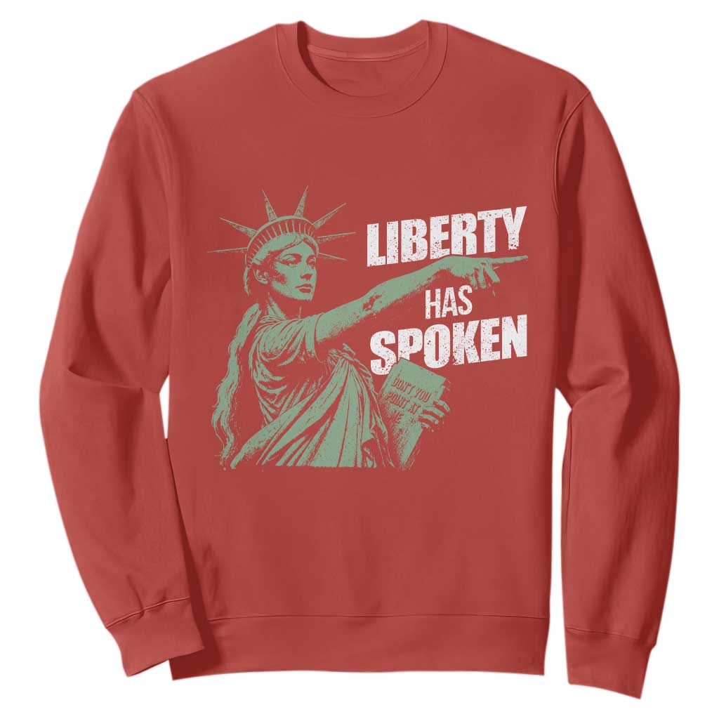 Funny Basketball Point God Liberty Meme Sweatshirt Has Spoken Patriotic USA TS14 Red Print Your Wear