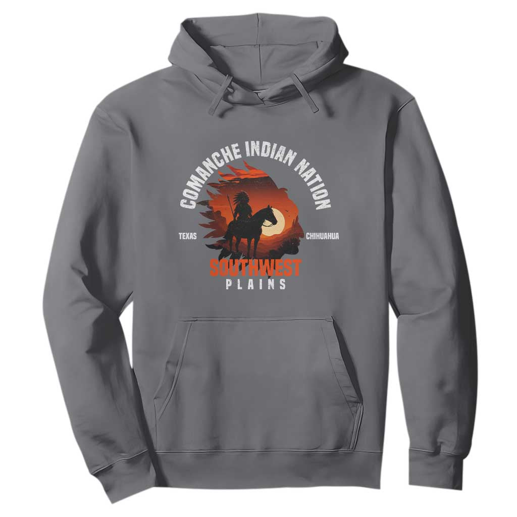 Comanche Native American Indian Chief Respect Hoodie TS14 Charcoal Print Your Wear