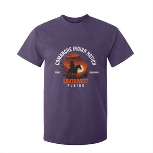 Comanche Native American Indian Chief Respect T Shirt For Kid TS14 Purple Print Your Wear