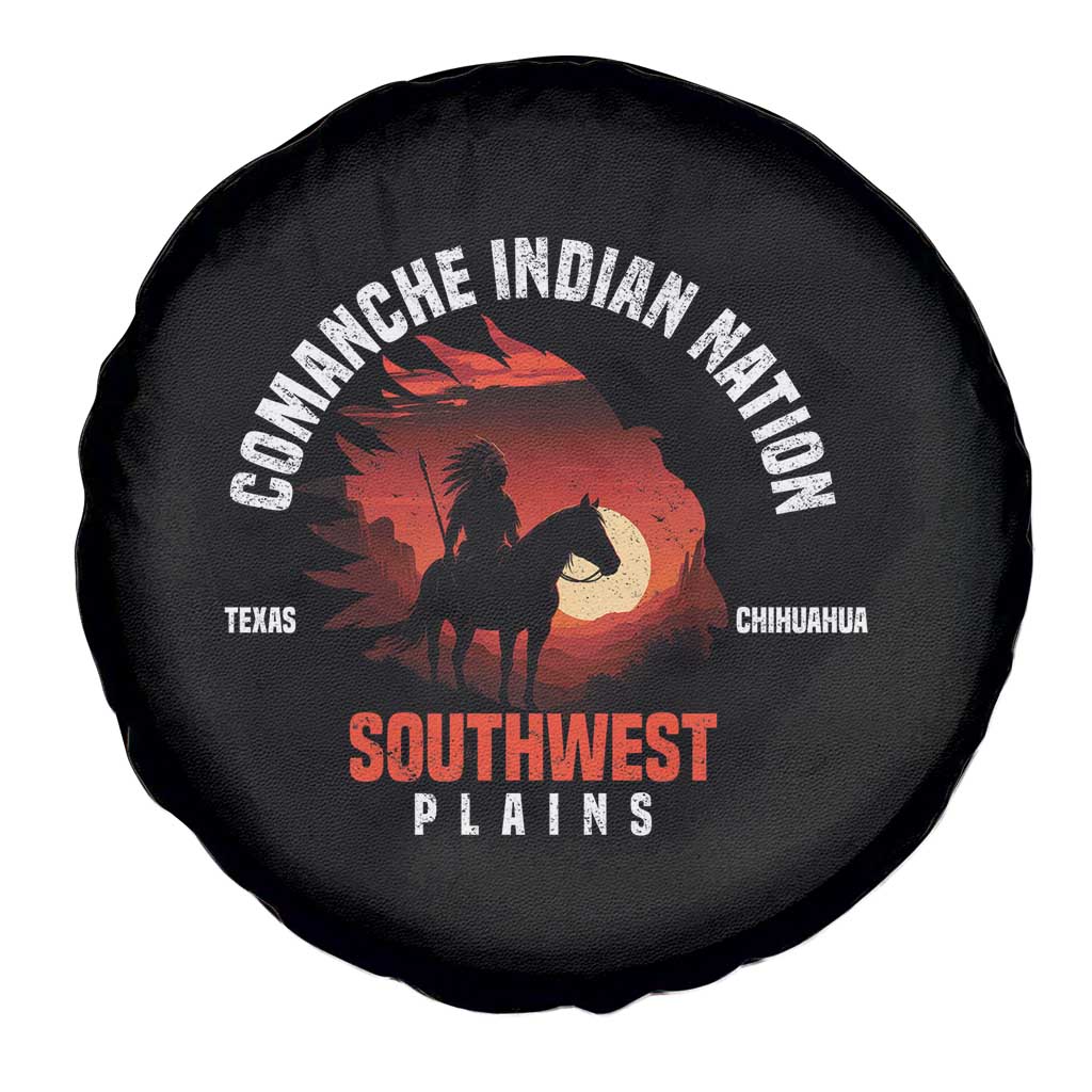 Comanche Native American Indian Chief Respect Spare Tire Cover TS14 Print Your Wear