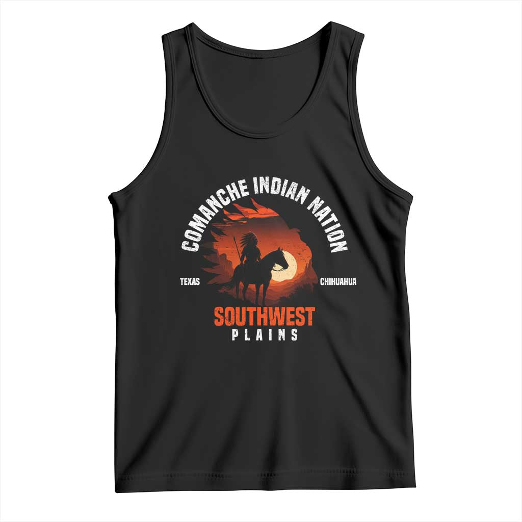 Comanche Native American Indian Chief Respect Tank Top TS14 Black Print Your Wear