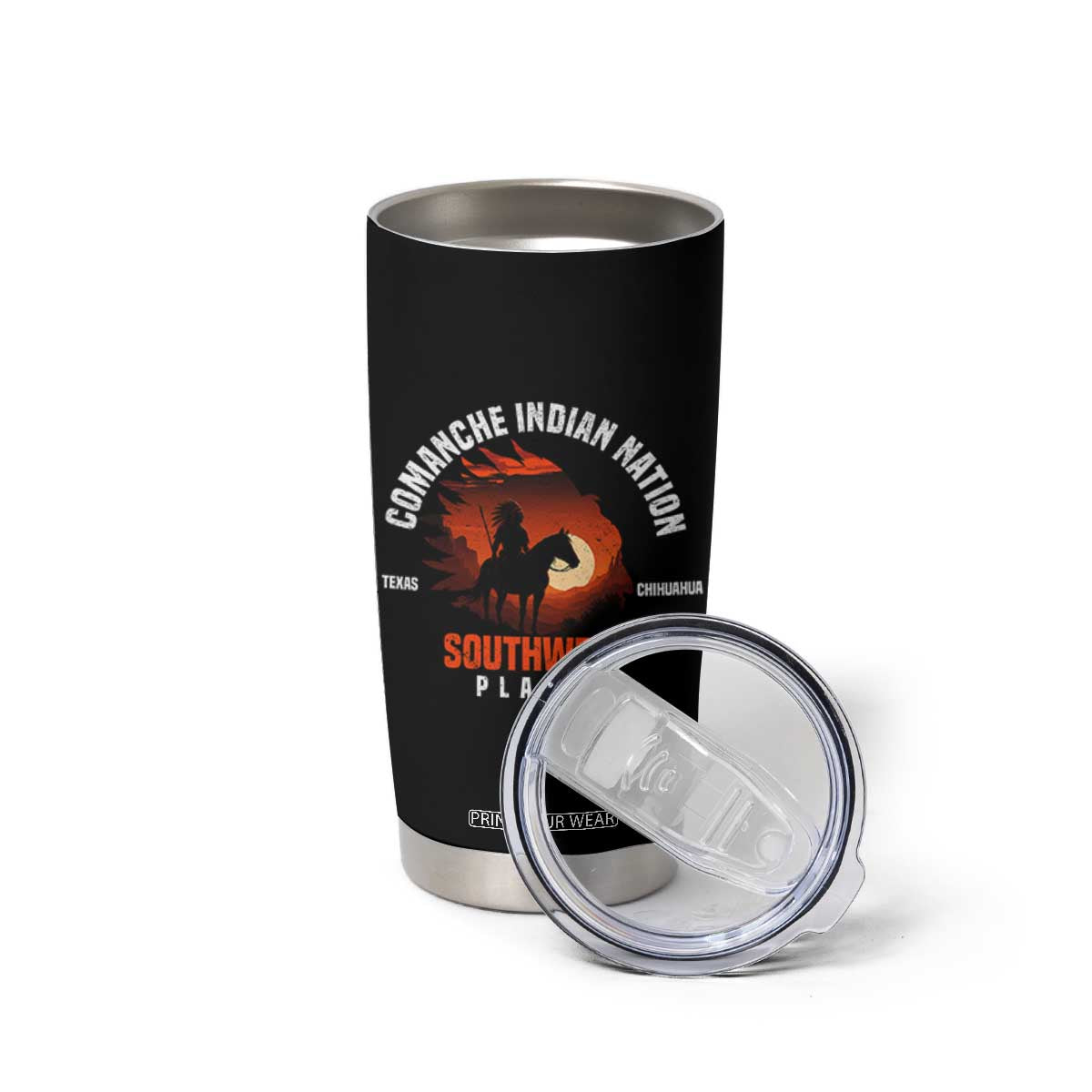 Comanche Native American Indian Chief Respect Tumbler Cup TS14 Print Your Wear