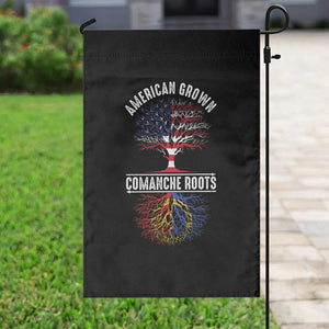 Distressed Tree Garden Flag American Grown with Comanche Roots TS14 Print Your Wear