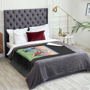 Funny Kendo Cat Throw Blanket Samurai Martial Arts TS14 Print Your Wear