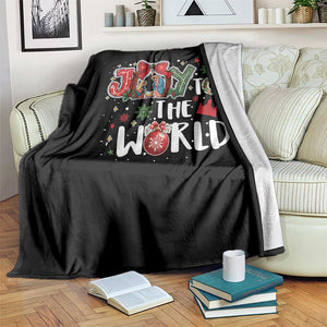 Nativity Scene Christmas Throw Blanket Joy To The World TS14 Print Your Wear