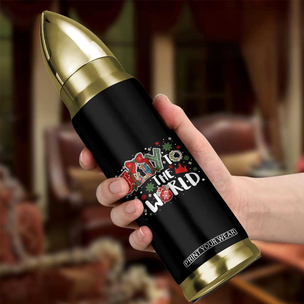 Nativity Scene Christmas Bullet Tumbler Joy To The World TS14 Print Your Wear