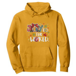 Nativity Scene Christmas Hoodie Joy To The World TS14 Gold Print Your Wear