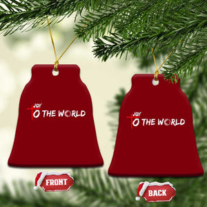 Jesus Christian Xmas Ceramic Ornament Joy To The World TS14 Print Your Wear