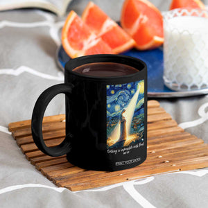 Virgin Mary Starry Night Coffee Mug Luke 2:11 Christian Faith TS14 Print Your Wear