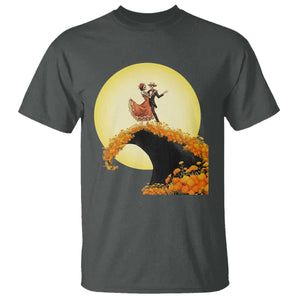 Dia De Los Muertos T Shirt Skeletons Dancing Mexican TS14 Dark Heather Print Your Wear