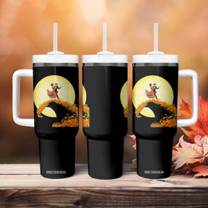 Dia De Los Muertos Tumbler With Handle Skeletons Dancing Mexican TS14 Print Your Wear