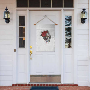 Sugar Skull Calavera Holiday Spirit Mistletoe Garden Flag TS14 Print Your Wear