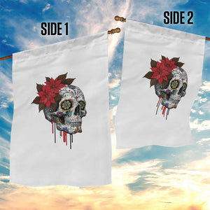 Sugar Skull Calavera Holiday Spirit Mistletoe Garden Flag TS14 Print Your Wear