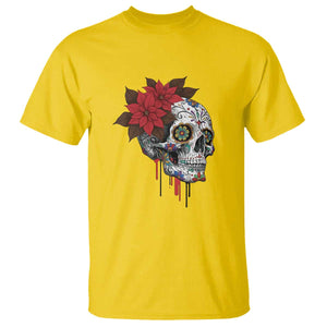 Sugar Skull Calavera Holiday Spirit Mistletoe T Shirt TS14 Daisy Print Your Wear