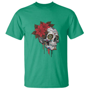 Sugar Skull Calavera Holiday Spirit Mistletoe T Shirt TS14 Irish Green Print Your Wear