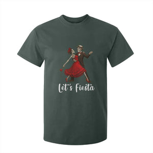 Skeleton Mexican Christmas T Shirt For Kid Let us Fiesta TS14 Dark Forest Green Print Your Wear