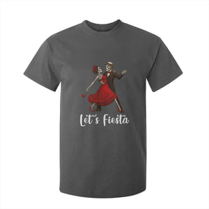 Skeleton Mexican Christmas T Shirt For Kid Let us Fiesta TS14 Dark Heather Print Your Wear
