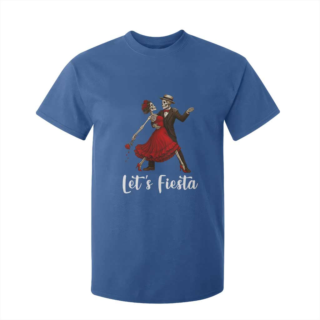 Skeleton Mexican Christmas T Shirt For Kid Let us Fiesta TS14 Royal Blue Print Your Wear