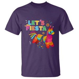 Funny Pinata Mexican T Shirt Let Us Fiesta TS14 Purple Print Your Wear