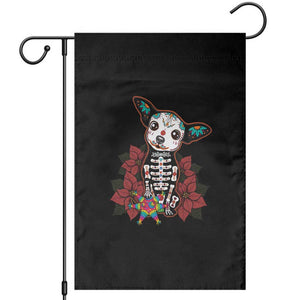 Calavera Chihuahua Garden Flag Pinata Dia De Los Muertos Mexican TS14 Black Print Your Wear