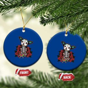 Calavera Chihuahua Ceramic Ornament Pinata Dia De Los Muertos Mexican TS14 1pc Blue Print Your Wear