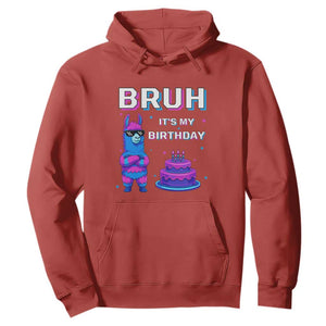 Funny Pinata Mexican Hoodie Bruh It Is My Birthday TS14 Red Print Your Wear