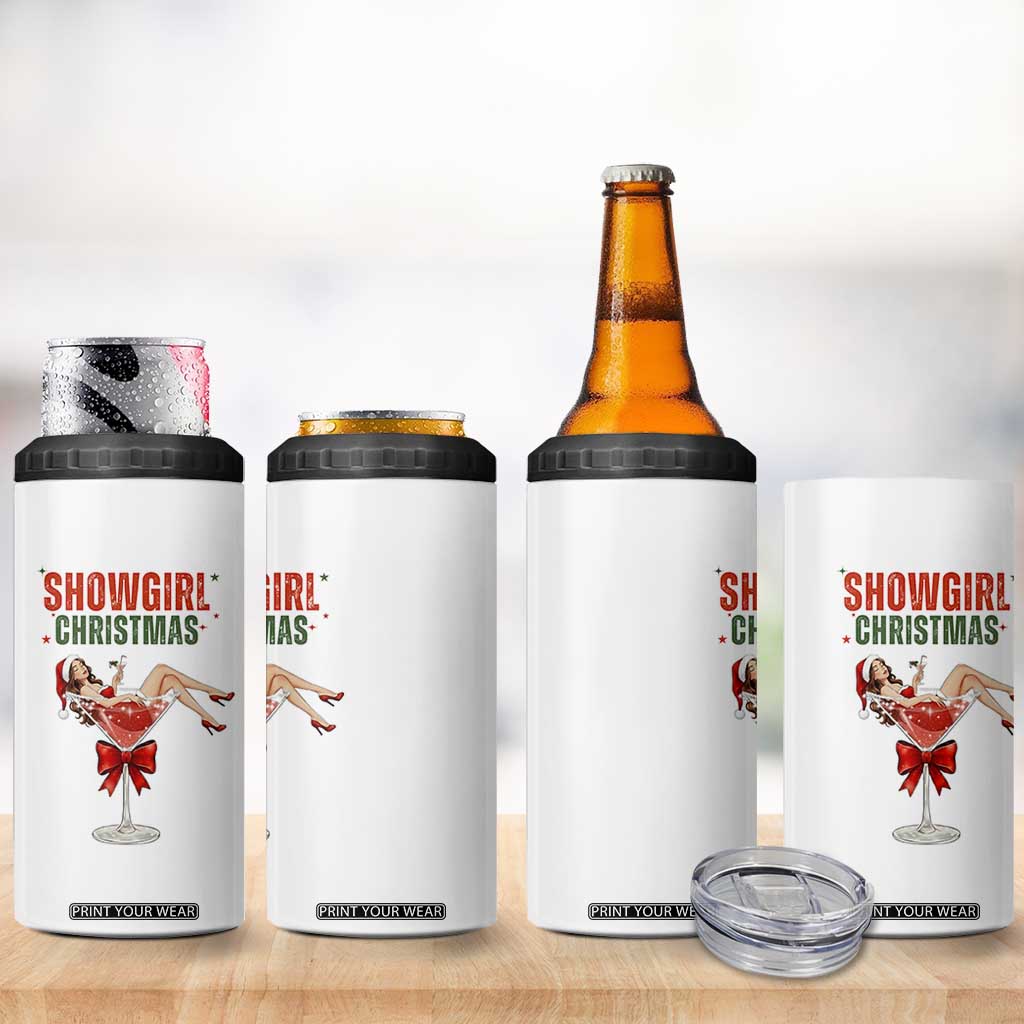 Santa Girls Christmas 4 in 1 Can Cooler Tumbler TS14 Print Your Wear
