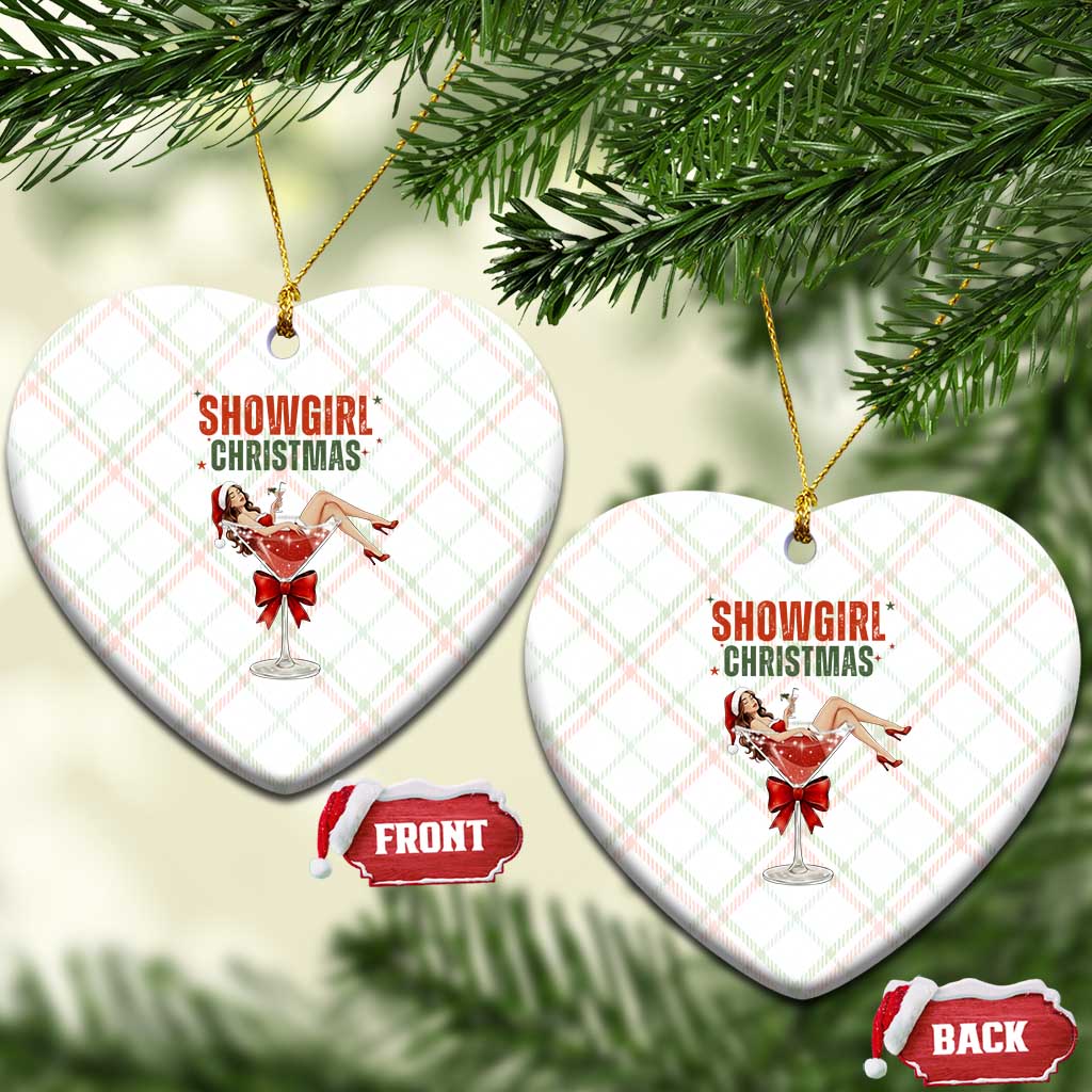Santa Girls Christmas Ceramic Ornament TS14 Print Your Wear