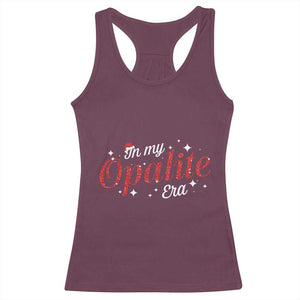 Santa Opalite Christmas Racerback Tank Top TS14 Maroon Print Your Wear