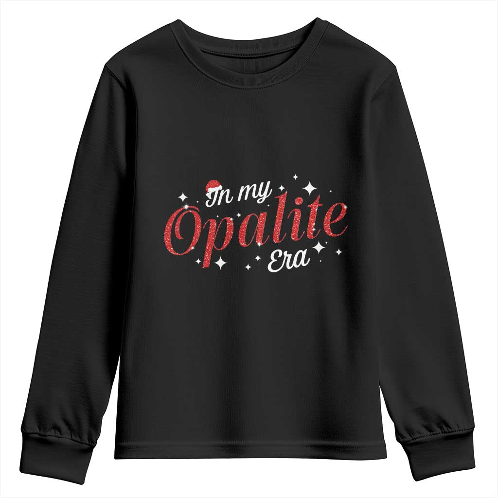 Santa Opalite Christmas Youth Sweatshirt TS14 Black Print Your Wear