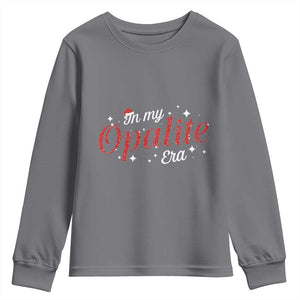 Santa Opalite Christmas Youth Sweatshirt TS14 Charcoal Print Your Wear