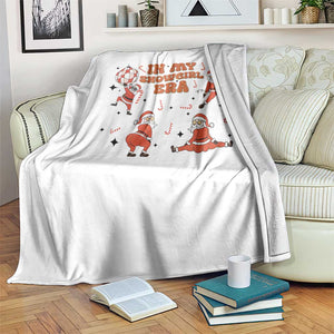 Funny Santa Girl Christmas Throw Blanket TS14 Print Your Wear
