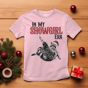 Funny Raccoon Christmas T Shirt In My Costume Era TS14 Light Pink Print Your Wear