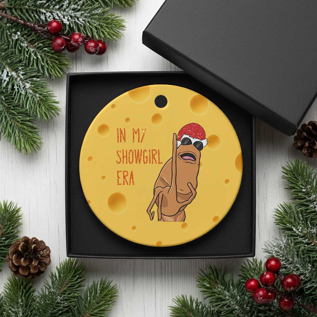 Marcus The Worm Christmas Meme Ceramic Ornament In My Costume Era TS14 1pc Yellow Cheese Print Your Wear