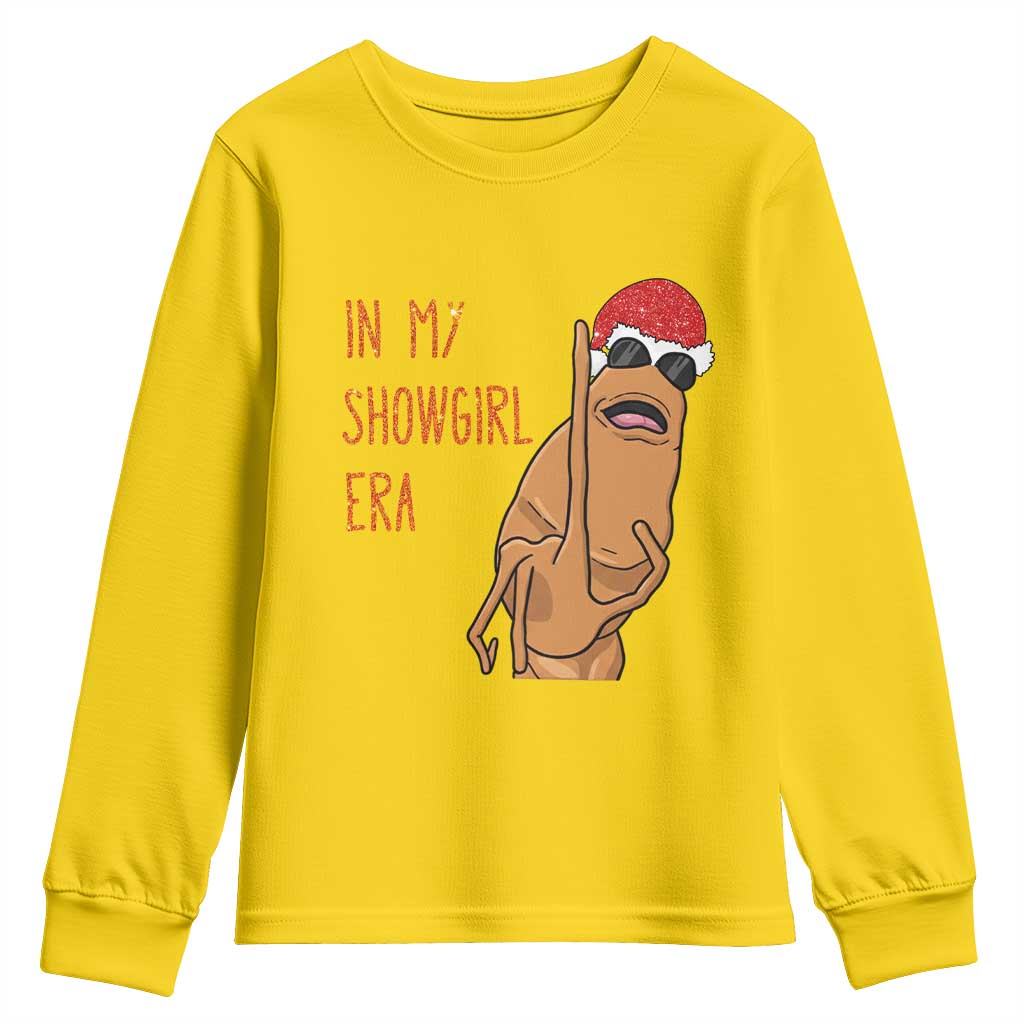 Marcus The Worm Christmas Meme Youth Sweatshirt In My Costume Era TS14 Daisy Print Your Wear
