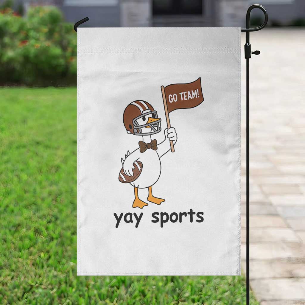 Silly Goose Football Garden Flag Yays Sport TS14 Print Your Wear