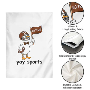 Silly Goose Football Garden Flag Yays Sport TS14 Print Your Wear