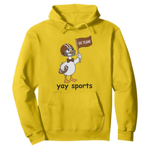 Silly Goose Football Hoodie Yays Sport TS14 Daisy Print Your Wear