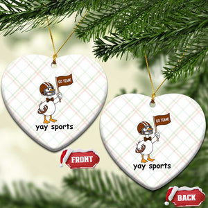 Silly Goose Football Ceramic Ornament Yays Sport TS14 Print Your Wear