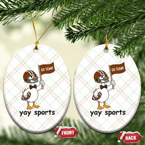 Silly Goose Football Ceramic Ornament Yays Sport TS14 Print Your Wear