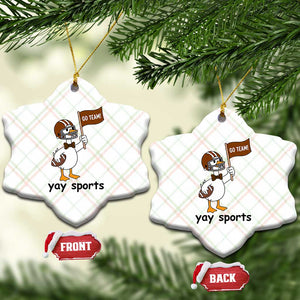 Silly Goose Football Ceramic Ornament Yays Sport TS14 Print Your Wear