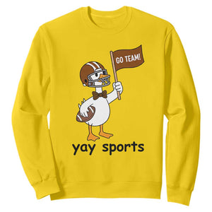 Silly Goose Football Sweatshirt Yays Sport TS14 Daisy Print Your Wear