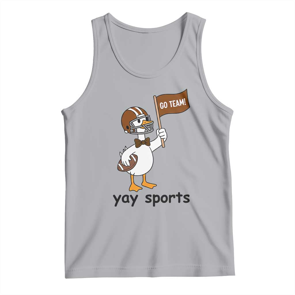 Silly Goose Football Tank Top Yays Sport TS14 Athletic Heather Print Your Wear