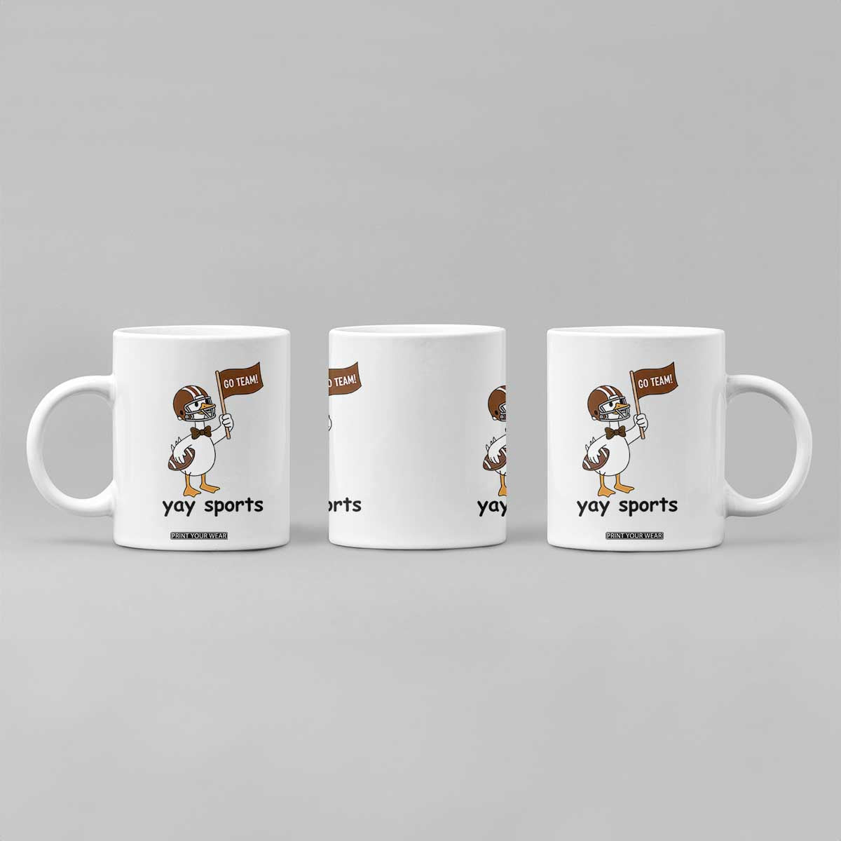 Silly Goose Football Coffee Mug Yays Sport TS14 Print Your Wear