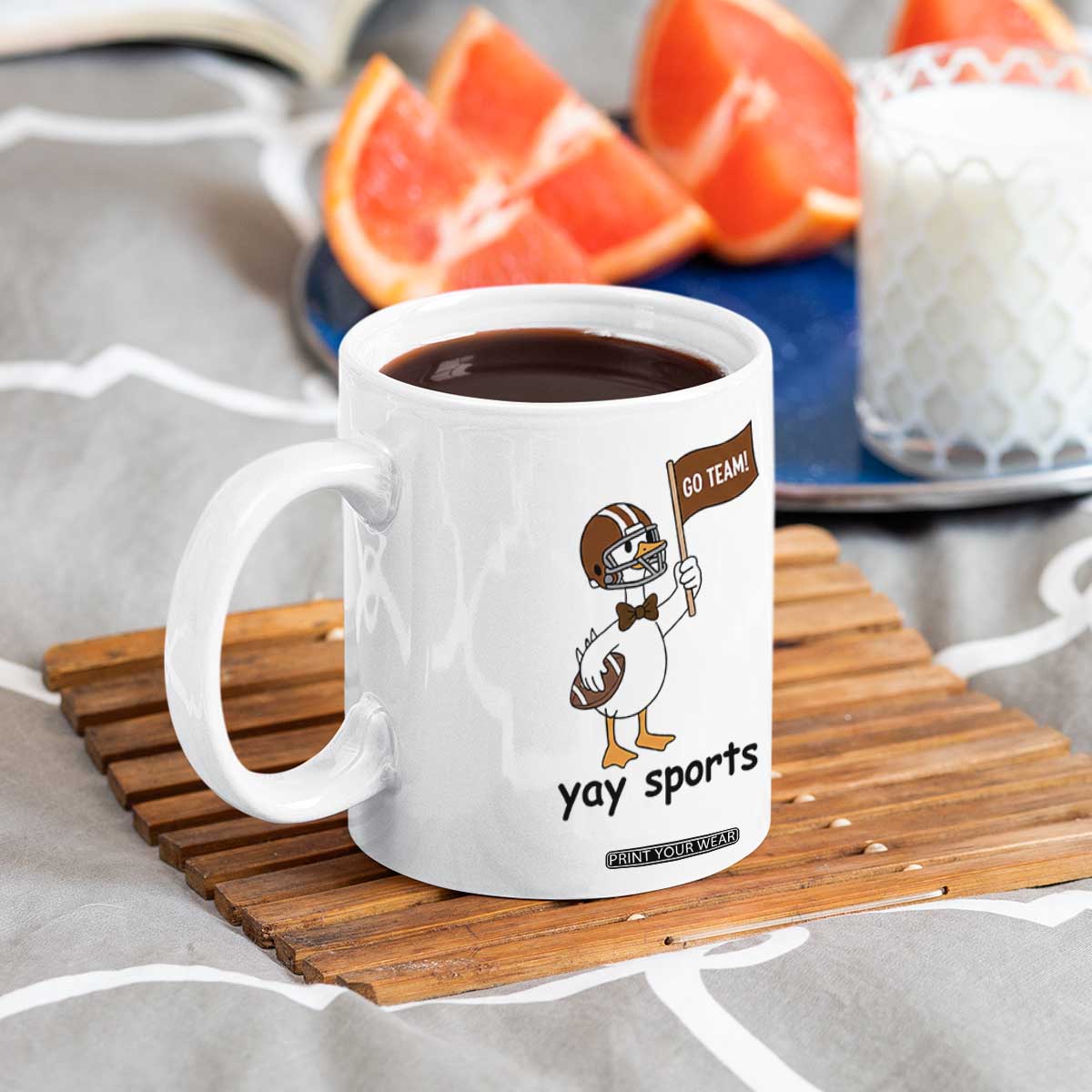 Silly Goose Football Coffee Mug Yays Sport TS14 Print Your Wear